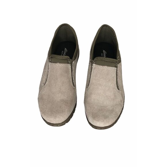 Eddie Bauer Deep Cushioning Birch Bay Beige Suede Leather Loafer Womens 6 M Shoe - Picture 5 of 12